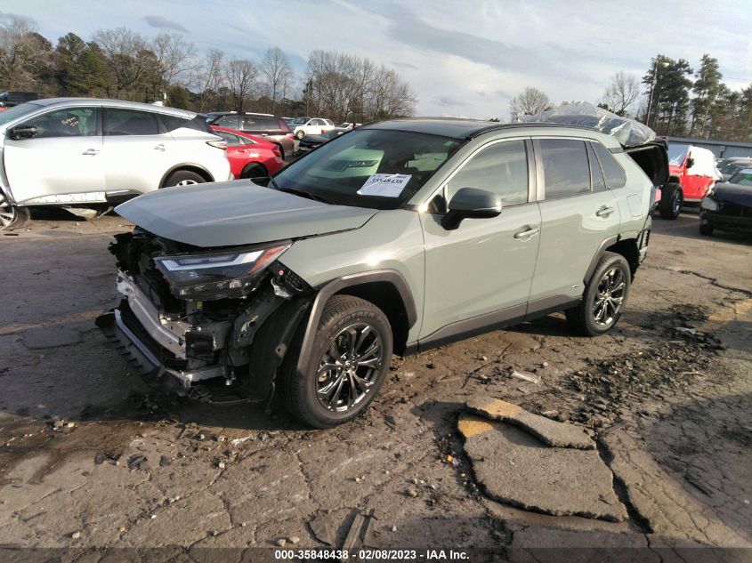 2022 TOYOTA RAV4 HYBRID XLE PREMIUM VIN: JTMB6RFV9ND065931