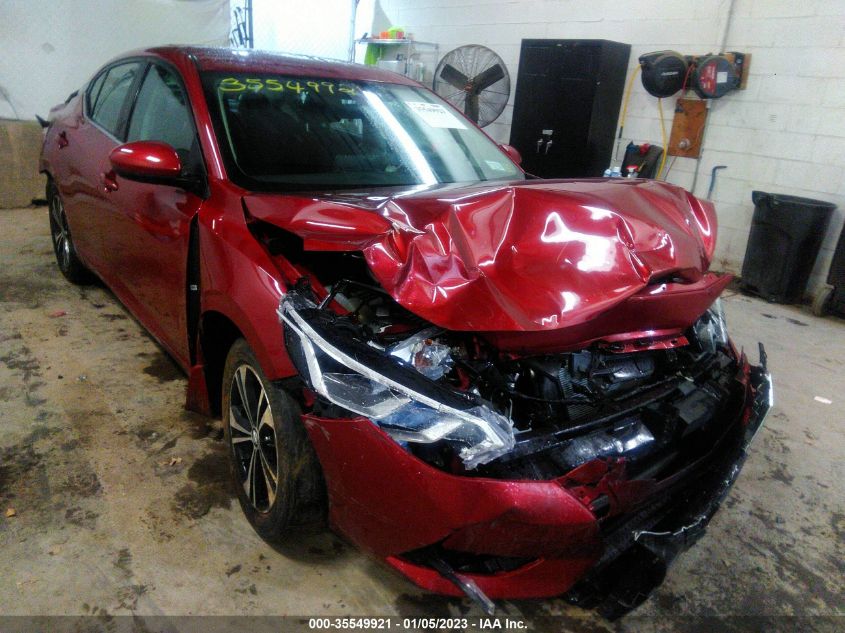 2022 NISSAN SENTRA SV VIN: 3N1AB8CVXNY267361