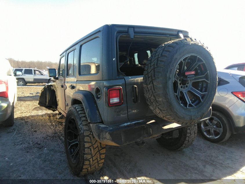 2021 JEEP WRANGLER UNLIMITED SPORT S VIN: 1C4HJXDG7MW834494