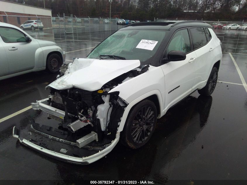 2022 JEEP COMPASS HIGH ALTITUDE VIN: 3C4NJDCB5NT168685