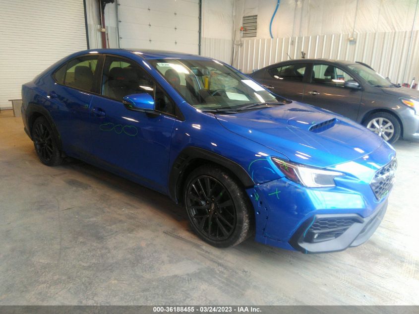 2022 SUBARU WRX LIMITED VIN: JF1VBAL67N9002603