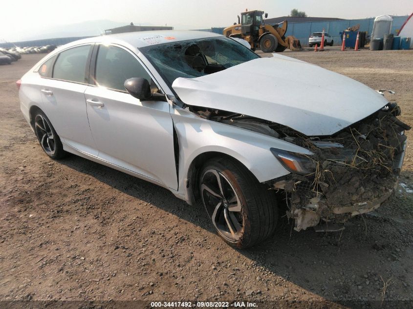 2021 HONDA ACCORD SEDAN SPORT VIN: 1HGCV1F39MA116594