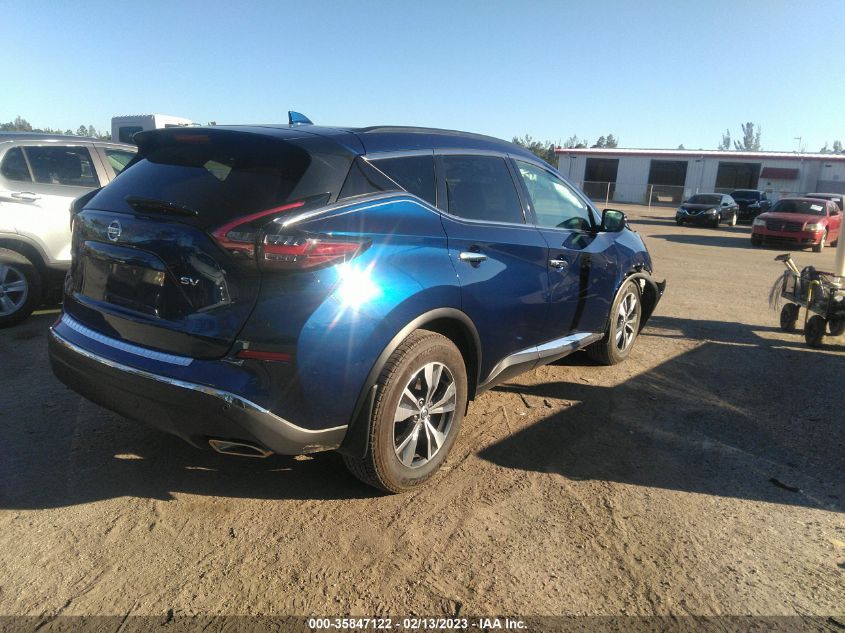 2022 NISSAN MURANO SV VIN: 5N1AZ2BJ8NC120593