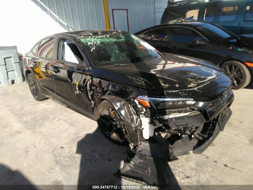 2022 HONDA CIVIC SEDAN SPORT VIN: 2HGFE2F58NH557768