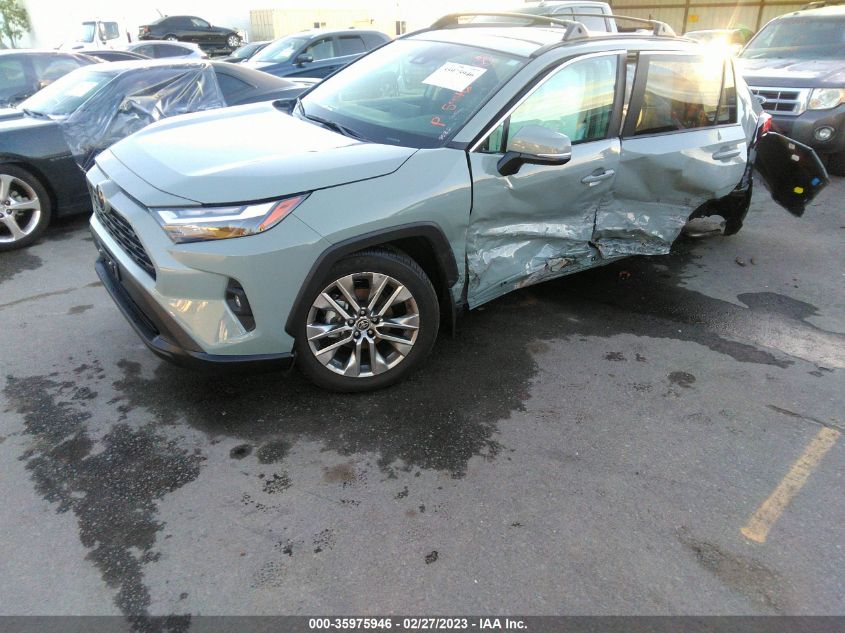 2022 TOYOTA RAV4 XLE PREMIUM VIN: 2T3C1RFV4NW217958