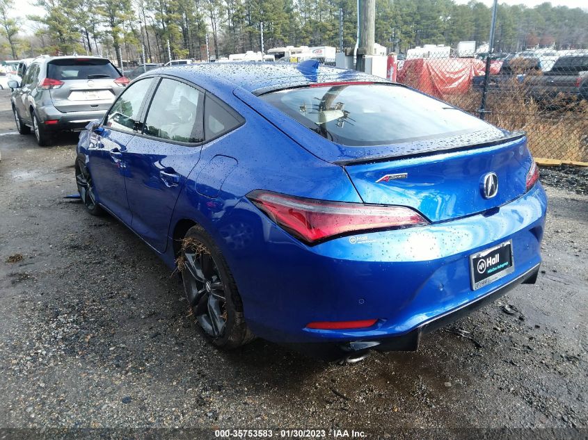 2023 ACURA INTEGRA W/A-SPEC TECH PACKAGE VIN: 19UDE4G79PA013249
