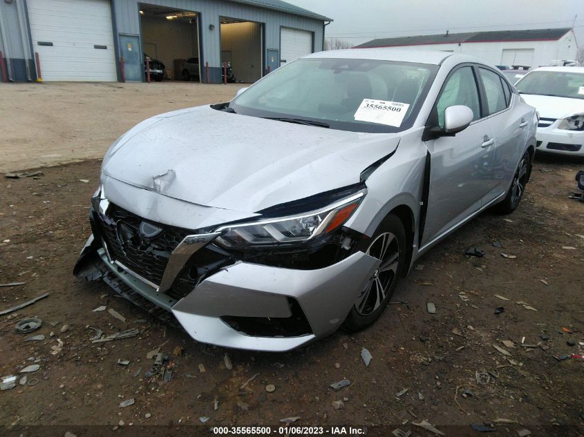 2022 NISSAN SENTRA SV VIN: 3N1AB8CV5NY211425