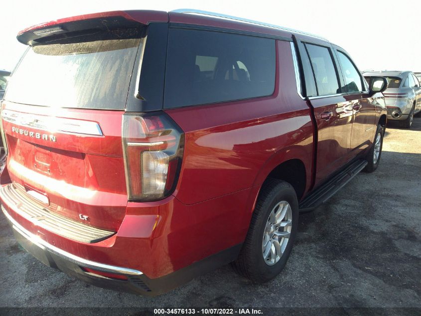 2022 CHEVROLET SUBURBAN LT VIN: 1GNSCCKD1NR123835