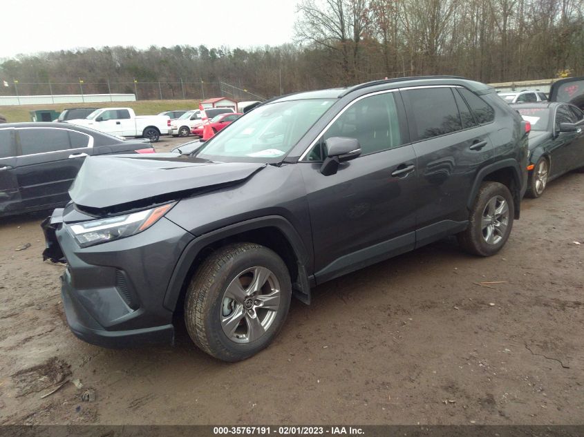 2022 TOYOTA RAV4 XLE VIN: 2T3P1RFV4NC287012