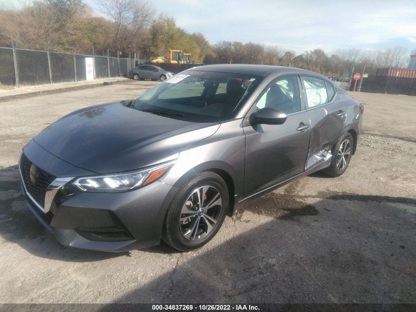 2021 NISSAN SENTRA SV VIN: 3N1AB8CV7MY316756