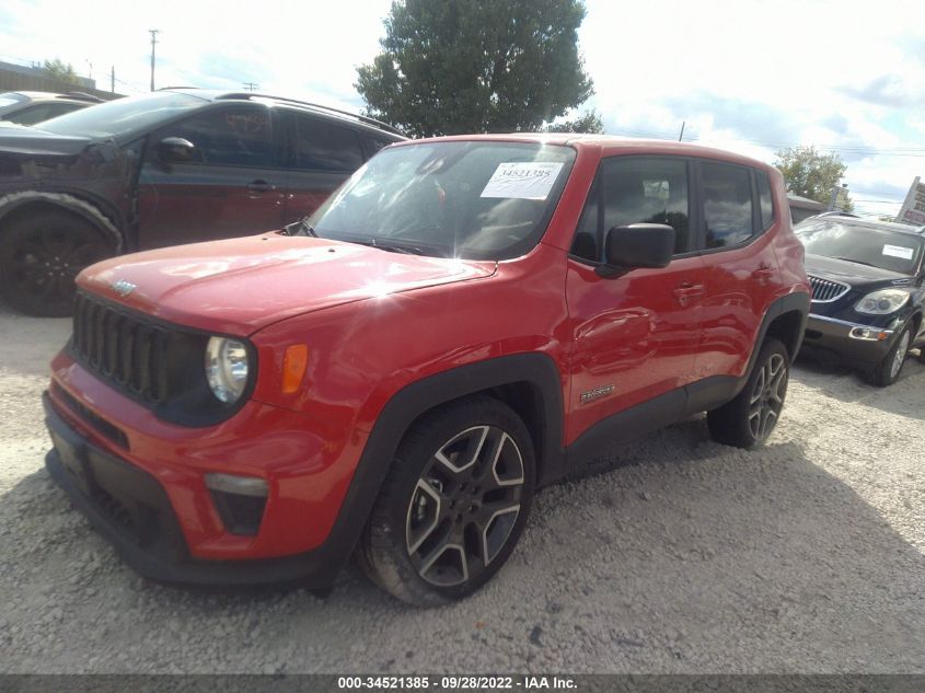 2021 JEEP RENEGADE JEEPSTER VIN: ZACNJDAB3MPN29370