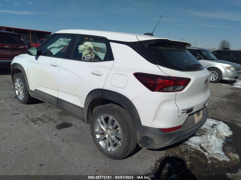 2021 CHEVROLET TRAILBLAZER LS VIN: KL79MNSL3MB002090