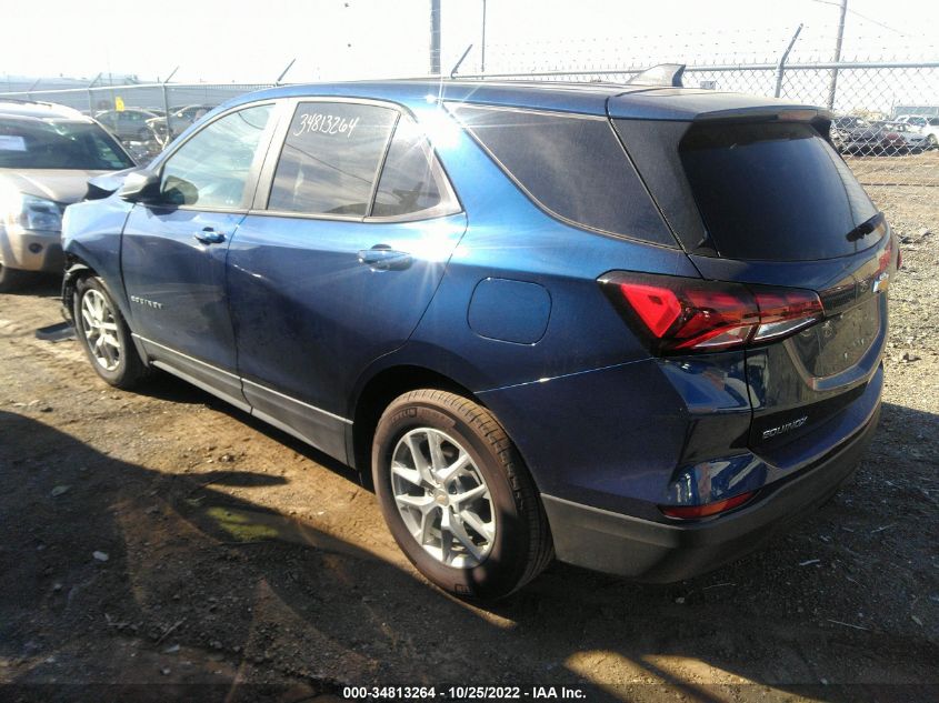 2022 CHEVROLET EQUINOX LS VIN: 3GNAXHEV6NS205073