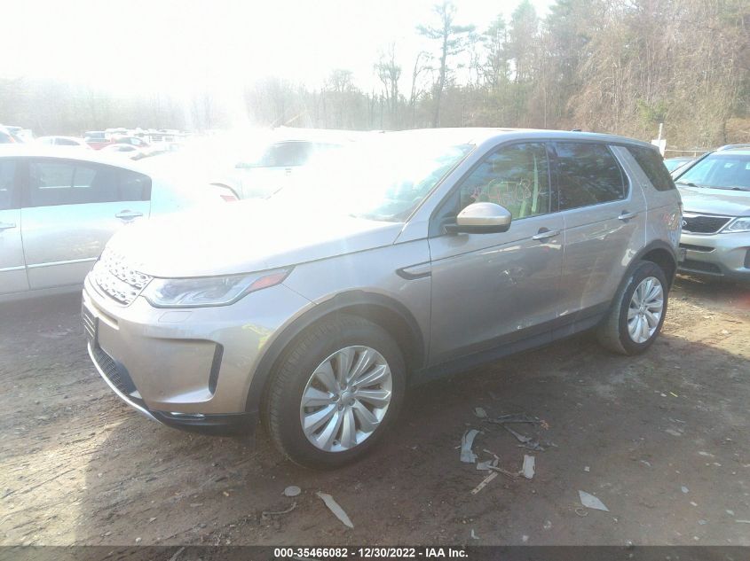 2022 LAND ROVER DISCOVERY SPORT S VIN: SALCJ2FX2NH910809