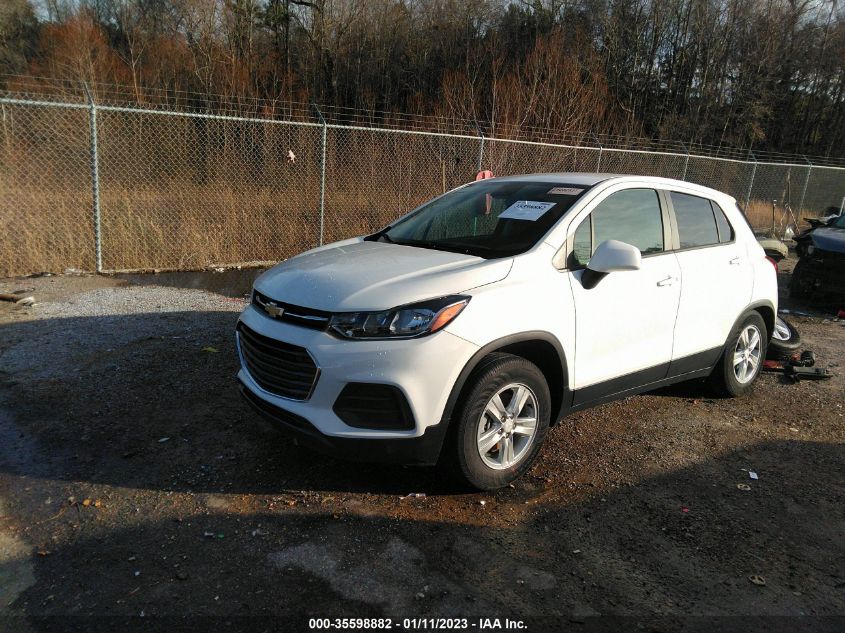 2022 CHEVROLET TRAX LS VIN: KL7CJKSM0NB549132