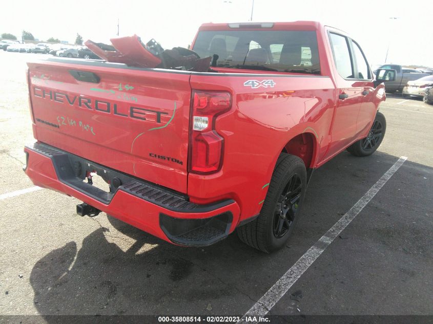 2022 CHEVROLET SILVERADO 1500 LTD CUSTOM VIN: 3GCPYBEK3NG198895
