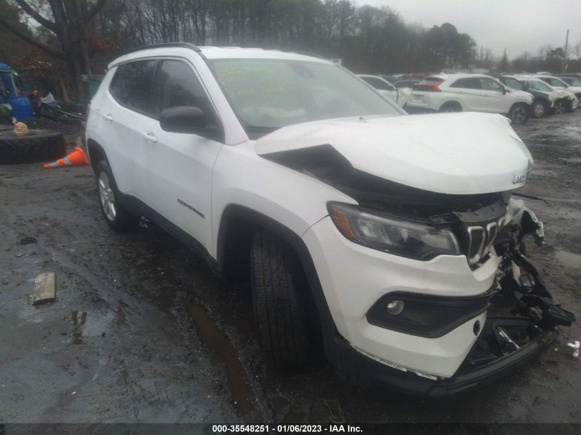 2022 JEEP COMPASS LATITUDE VIN: 3C4NJDBB9NT122195