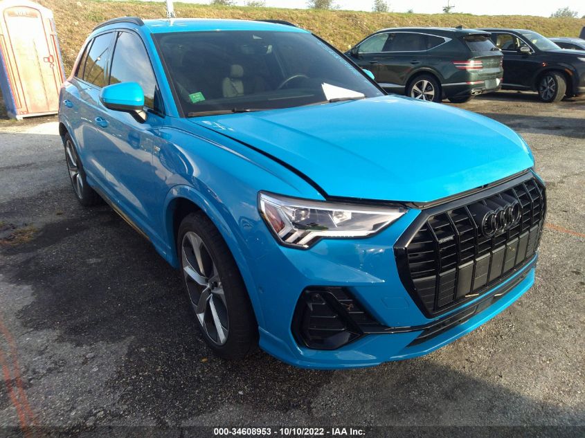 2021 AUDI Q3 S LINE PREMIUM PLUS VIN: WA1EECF37M1022176