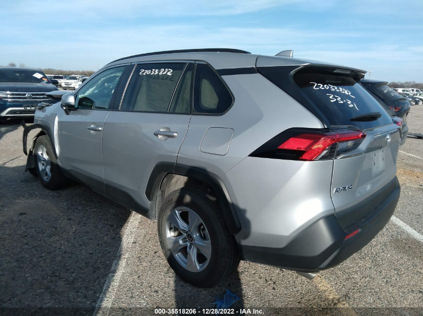 2021 TOYOTA RAV4 XLE VIN: 2T3W1RFV4MW142142