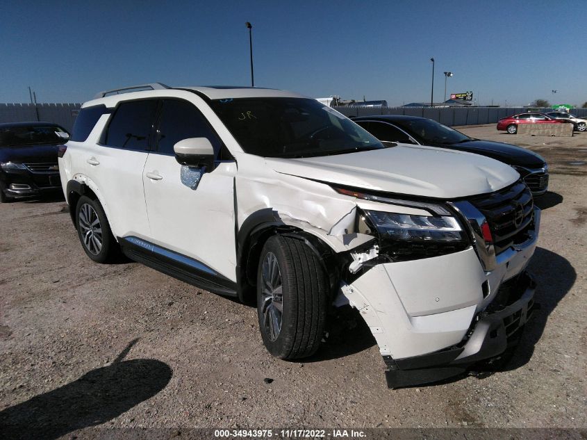 2022 NISSAN PATHFINDER PLATINUM VIN: 5N1DR3DH9NC258060