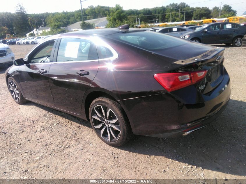 2020 CHEVROLET MALIBU RS VIN: 1G1ZG5ST7LF151659