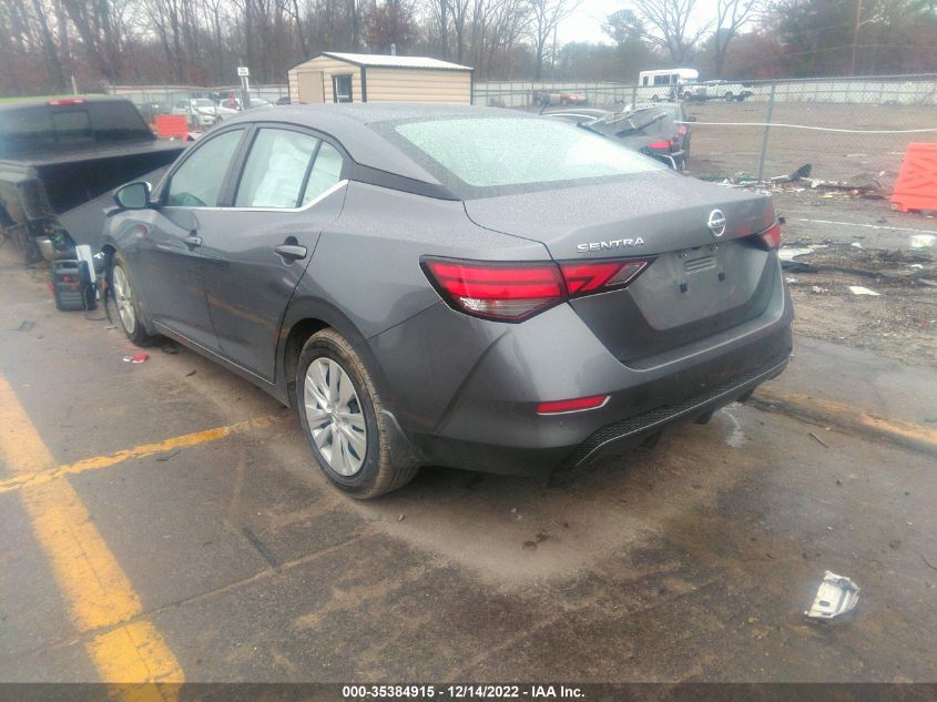 2021 NISSAN SENTRA S VIN: 3N1AB8BVXMY232528