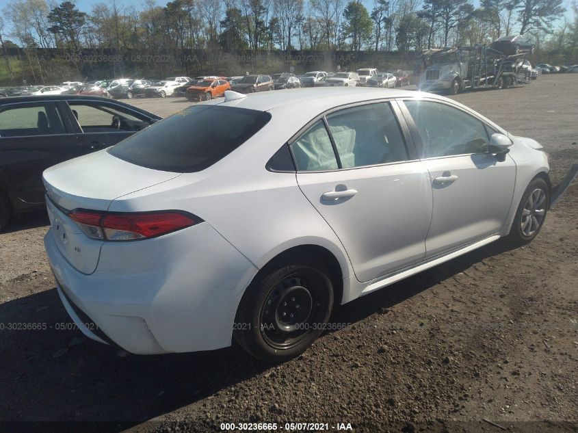 2021 TOYOTA COROLLA LE VIN: JTDEPMAE1MJ152601