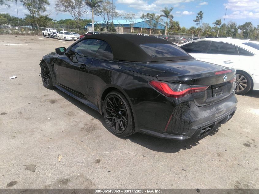 2022 BMW M4 COMPETITION XDRIVE VIN: WBS33BA01NCK33138