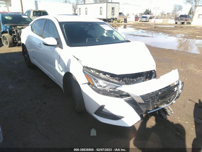 2022 NISSAN SENTRA SV VIN: 3N1AB8CV2NY251509