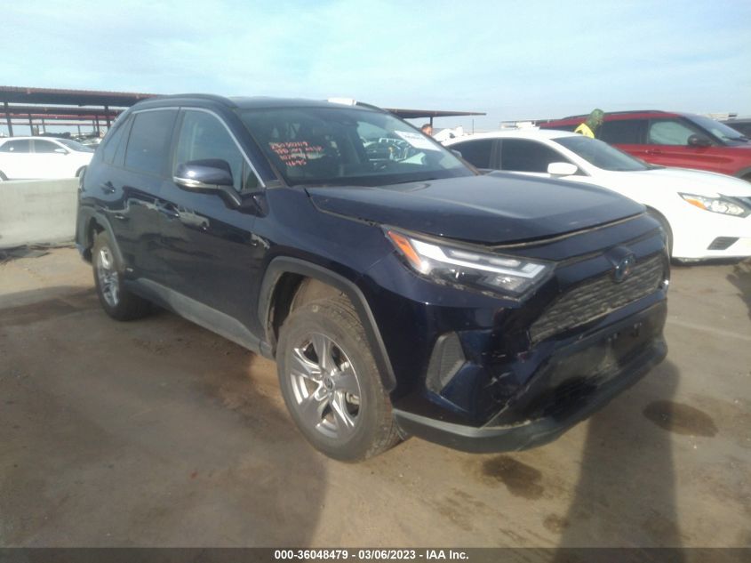 2022 TOYOTA RAV4 HYBRID XLE VIN: 2T3RWRFV5NW134695