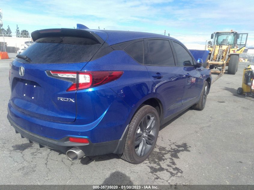 2022 ACURA RDX W/A-SPEC PACKAGE VIN: 5J8TC1H69NL004879