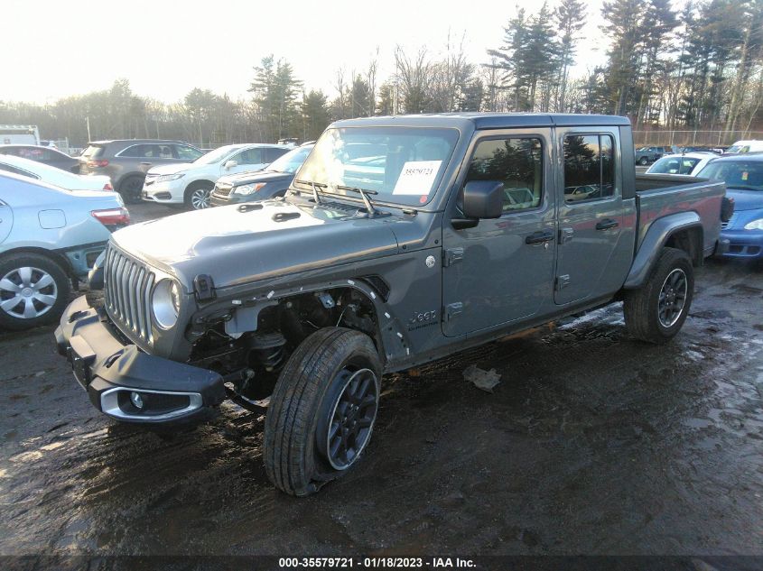 2022 JEEP GLADIATOR OVERLAND VIN: 1C6HJTFG9NL104778