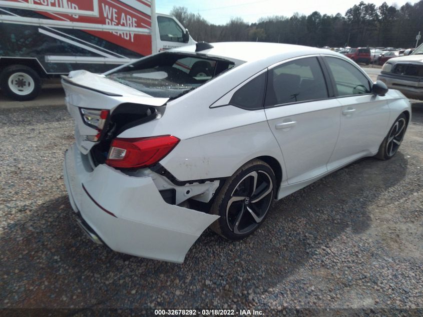 2021 HONDA ACCORD SEDAN SPORT VIN: 1HGCV1F34MA105793