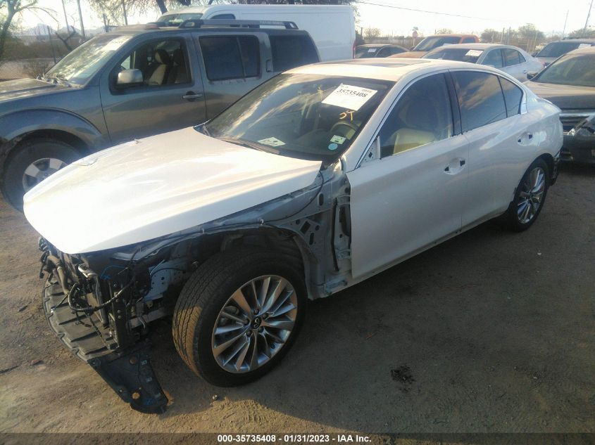 2021 INFINITI Q50 3.0T LUXE VIN: JN1EV7BPXMM702225