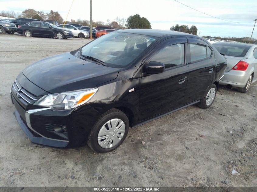 2022 MITSUBISHI MIRAGE G4 ES/LE/BLACK EDITION VIN: ML32FUFJXNHF07873