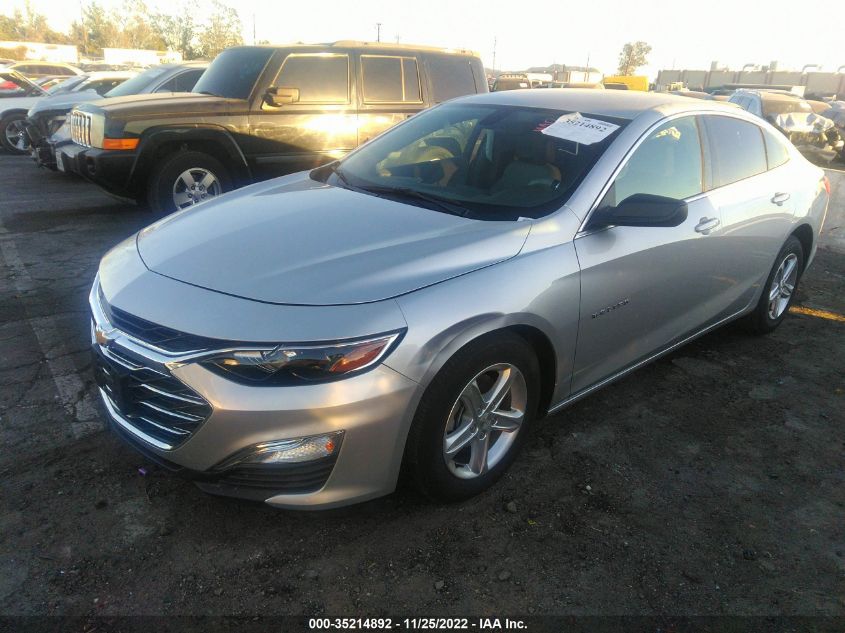 2021 CHEVROLET MALIBU LS VIN: 1G1ZB5ST9MF049571