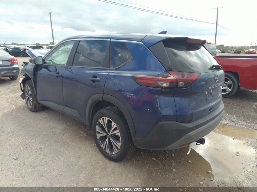 2022 NISSAN ROGUE SV VIN: 5N1BT3BB7NC676348