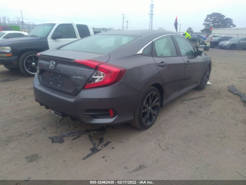 2021 HONDA CIVIC SEDAN SPORT VIN: 2HGFC2F8XMH554837