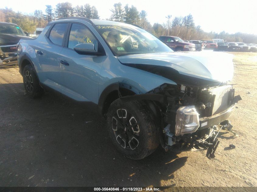 2022 HYUNDAI SANTA CRUZ SEL VIN: 5NTJCDAE7NH013305