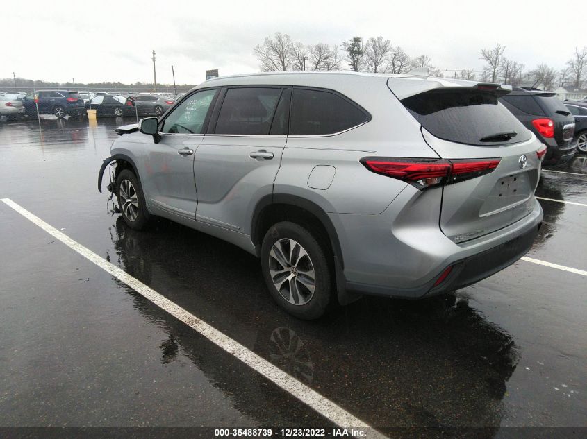 2020 TOYOTA HIGHLANDER XLE VIN: 5TDGZRBH7LS505482
