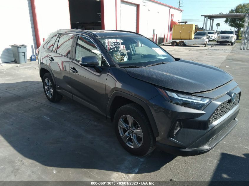 2022 TOYOTA RAV4 HYBRID XLE VIN: 4T3RWRFV3NU066316
