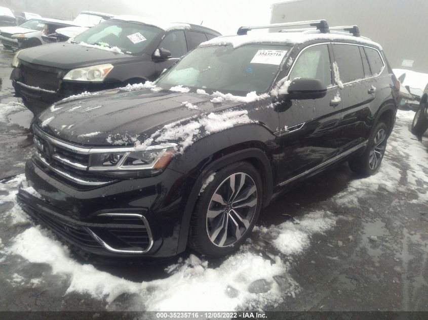 2022 VOLKSWAGEN ATLAS 3.6L V6 SEL PREMIUM VIN: 1V2FR2CA0NC518615