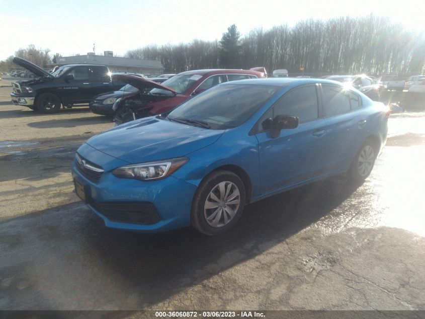 2022 SUBARU IMPREZA VIN: 4S3GKAB68N3608497