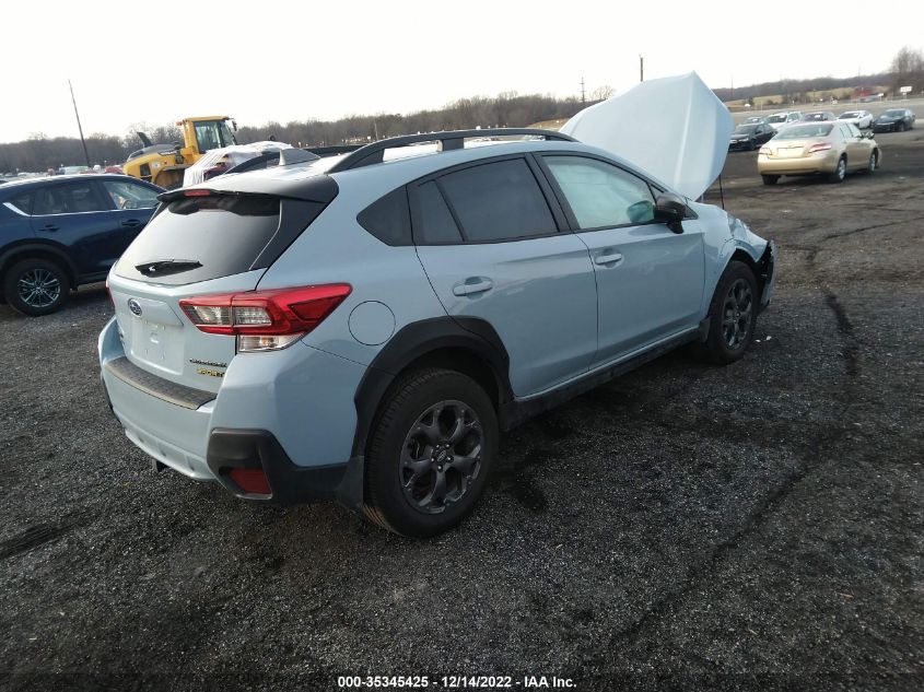 2022 SUBARU CROSSTREK SPORT VIN: JF2GTHSC4NH222269