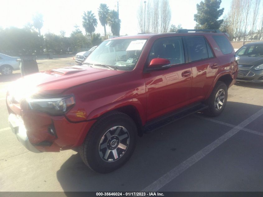 2021 TOYOTA 4RUNNER TRD OFF ROAD PREMIUM VIN: JTERU5JR9M5929713