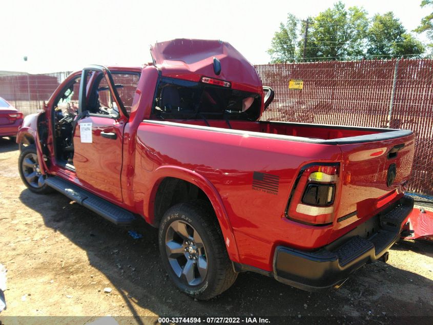 2022 RAM 1500 BIG HORN VIN: 1C6SRFFT0NN243571