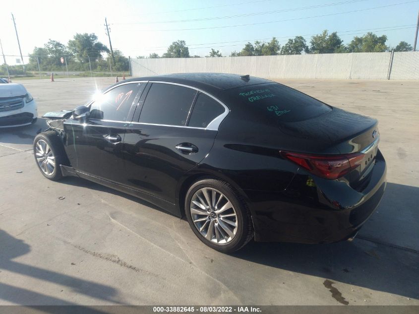2021 INFINITI Q50 3.0T LUXE VIN: JN1EV7BP2MM704325