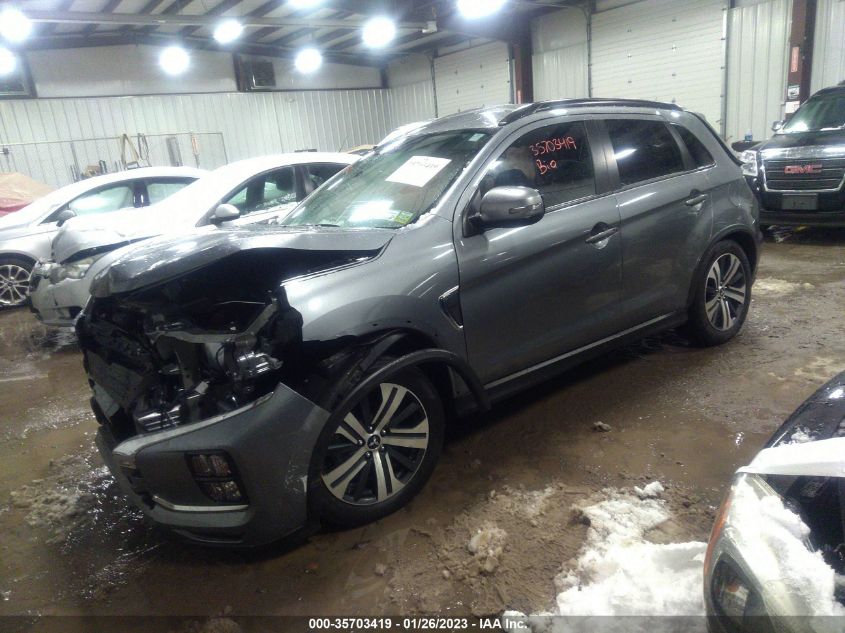 2022 MITSUBISHI OUTLANDER SPORT GT VIN: JA4ARVAW8NU006634