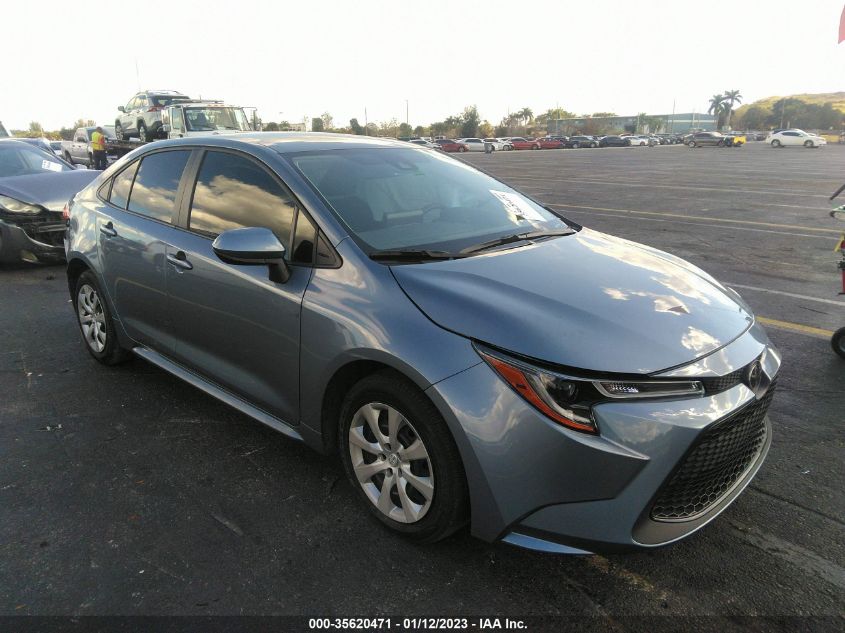 2022 TOYOTA COROLLA LE VIN: JTDEPMAE2N3014670