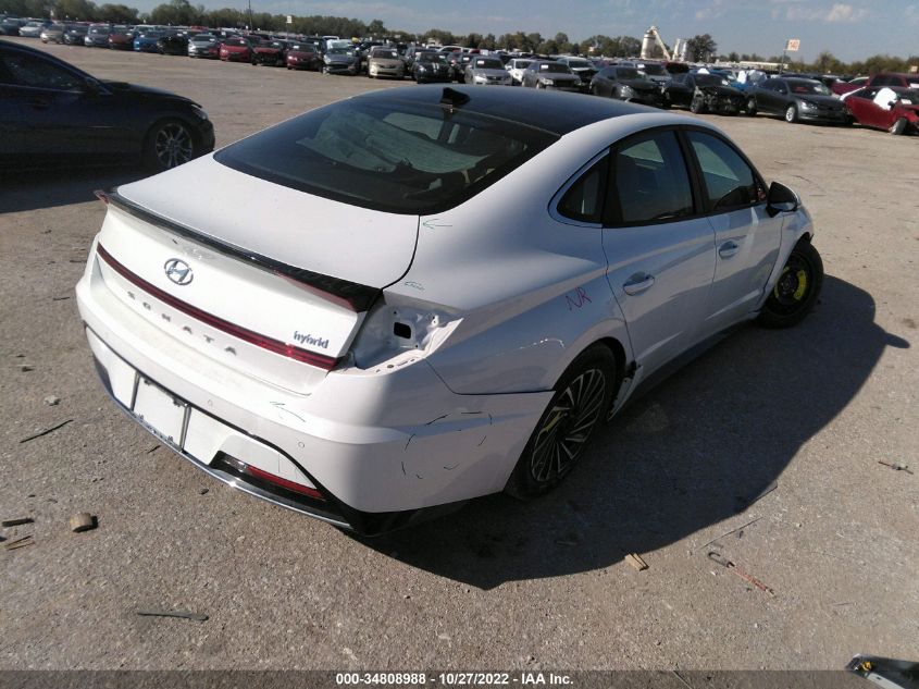 2021 HYUNDAI SONATA HYBRID LIMITED VIN: KMHL54JJ2MA024843